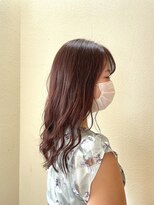 エイト オキナワ 沖縄新都心店(EIGHT okinawa)&nbsp;【EIGHT 沖縄】お客様スタイル_ピンクブラウン