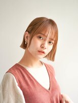 ジュール サウス 新宿南口(Joule South)&nbsp;顔型別ヘアスタイル特集/マロンベージュ/Aラインボブ/新宿