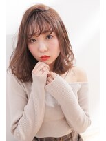 ヘアーサロン ロージー(Hair Salon Rosy) シースルーバングのミディアムロング