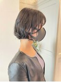 キュートなふわくしゅパーマのAラインボブ♪