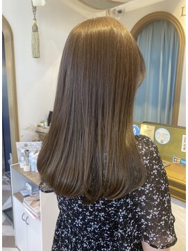 ロンドアベニール 北千住(Lond avenir) 髪質改善×オリーブベージュ 西田大樹