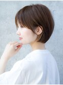 前髪なし大人ショート20代30代40代【AIN.表参道】川原大地