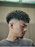 ツイスパvマッシュ×フェード