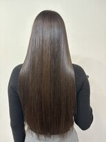 ヘアープロデュース ラピセット 松山(Lapset)&nbsp;20代30代40代髪質改善カラーアッシュベージュ艶感ストレート