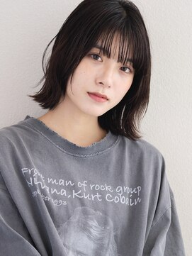 ミンクス 銀座店(MINX) 似合わせ イメチェンヘアスタイル ハッシュカット フルバング