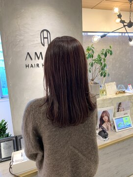 アマニ ヘアー ホスピタル(AMANI. HAIR HOSPITAL) オレンジブラウン◎抜け感ヘアスタイル