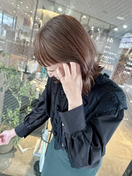 ブローチェ マカナ(BROCHE makana) 外ハネ×ピンクブラウン