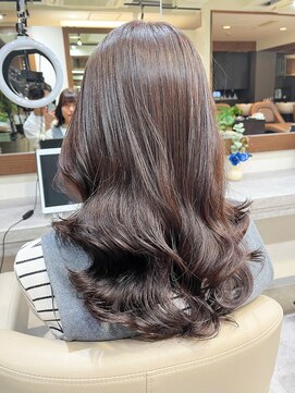 アミー 駒澤(Ammy komazawa) ミディアムコテ巻き風パーマ 韓国風パーマ/デジタルパーマ 纐纈