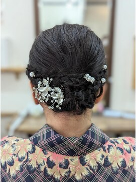 アトリエMAI 北千住 ★編込みシニヨンで大人アップ◎