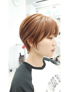 アース 菊名店(HAIR&MAKE EARTH) 明るめオレンジカラー