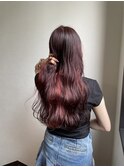赤髪/ワインレッド/カシスカラー/暖色カラー