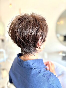 オレオール(aureole)の写真/大人×おしゃれショートスタイルはオレオールで！扱いやすく、細部までこだわった女性らしいスタイルに♪