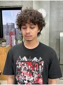 くるくるパーマ　スパイラルパーマ　強めパーマ　マッシュパーマ