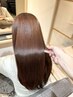 【髪質改善度★★★★★】艶カラー＋髪質改善TRプレミアム￥17500→