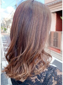 ルッソ チアロ(Lusso chiaro) マロンブラウン×ハイライト/30代40代50代