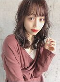20代30代大人可愛い前髪顔周り似合わせカット大人レイヤー