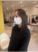 セミロング/レイヤーカット/顔まわりカット