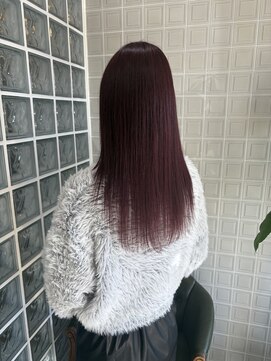 ボアップ 新居浜店(boappu) #ケアブリーチ #ダブルカラー#レッド