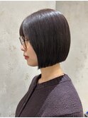 メルティカラー似合わせカットウェーブミディアム髪質改善前髪