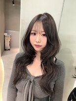 ロンドミラー 博多店(Lond Mirror)&nbsp;レイヤーカット/ブルーブラック/顔周り/ハッシュ/小顔/美髪/福岡