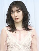 ピークアブー アヴェダ アトレ恵比寿(PEEK-A-BOO AVEDA) レイヤーミディアム/顔まわりレイヤー/くびれミディ/前髪あり