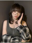 ハッシュカット/レイヤー/ミディアムヘア/ミディアムレイヤー