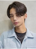 小久保styleフェザーパーマフェザーショートグレーエンドカラー