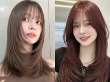 最新トレンドのヘアスタイルx小顔になる顔まわりカットの拘り[新宿駅/新宿三丁目/縮毛矯正/酸性ストレート]