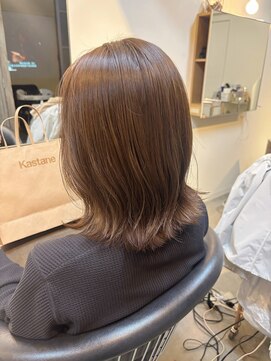 ワンカラーで出来るベージュカラー