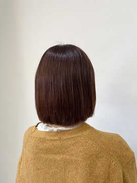 アヤラ オーガニックアンドスパ 東船橋店(AYALA) 【NANA】オレンジブラウン×ボブ/アヤラ東船橋