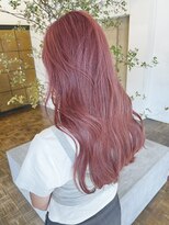 ヘアーアイスカルテット(HAIR ICI QUARTET)&nbsp;大人ガーリー◎ハイトーン艶ピンク小顔レイヤー