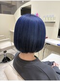大人ボブ/髪質改善/ブルーヘア/[千葉]
