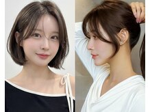 【カット】髪型で1番大切な『前髪&顔まわり』のカットに絶大な支持を得る。《小顔×トレンド×似合わせ◎》