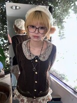 キイ 原宿 表参道(K.e.y)&nbsp;ショートボブ レイヤーボブ レイヤーショート ブロンド