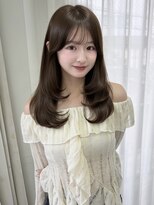 フォルテ 表参道店(FORTE) グレージュブラウン/ミディアムレイヤー/韓国巻き/顔周りカット