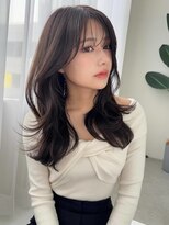 ソヨン 五所川原店(SOYON)&nbsp;《SOYON》モテ　女っぽ暗髪レイヤー　ロング