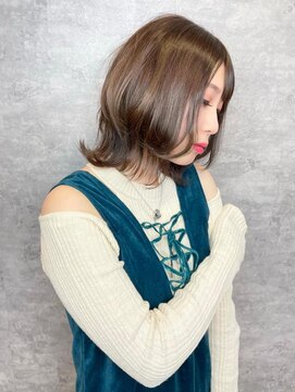 アルバ ヘアリゾート(ALBA) ワンホンレイヤー/ミルクティーブロンド/ダークブルー/三鷹