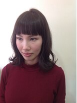 ニコ ヘアーアンドメイク(nico hair&make) ショートバング　ミディアム