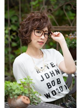 ハレへアー(HALE HAIR) ショートボブのしっかりウェーブ
