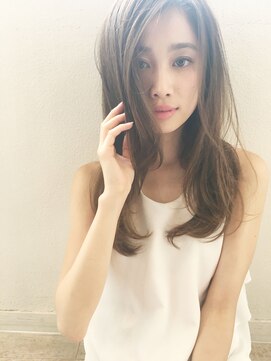 マリアバイアフロート(Maria by AFLOAT) バレイヤージュハイライトのクラシカルフェザーロング