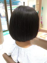 アッシュ ひばりが丘店(Ash)&nbsp;ストレート＋ソフトワンカールで ナチュラルボブ(Ashひばりが丘)