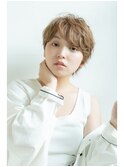 ふんわりボリューム×耳掛けショート [大宮美容室]/ラフ