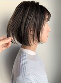 ナチュラルボブ グレー