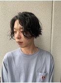 メンズミディアムパーマ
