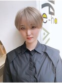 前髪長めのハイトーンショート★