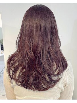 ナダ プライベートヘアサロン(NADA private hair salon) ブリーチなし ピンクパープル ラベンダーカラー