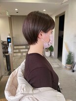 ヴィヴェンテ(VIVENTE.)&nbsp;丸みショート×ベージュブラウン