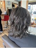 上品なラベンダーグレージュ◎ハイライト
