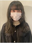 #オリーブグレージュ #顔周りレイヤー #ブリーチカラー