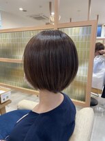 アドラーブル 長岡リップス旭岡店(adorable)&nbsp;丸みショート×ベージュ系カラー×20代